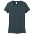 Deep Steel Blue front - District Women's Perfect WeightTee