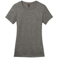 Heathered Charcoal front - District Women's Perfect WeightTee