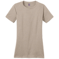 Heathered Latte front - District Women's Perfect WeightTee