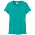 Jade front - District Women's Perfect WeightTee