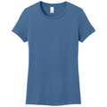 Maritime Blue front - District Women's Perfect WeightTee