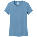 Tundra Blue front - District Women's Perfect WeightTee