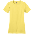 Yellow front - District Women's Perfect WeightTee