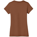 Baked Clay back - District Women's Perfect Weight V-Neck Tee