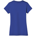 Deep Royal back - District Women's Perfect Weight V-Neck Tee
