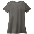 Heathered Charcoal back - District Women's Perfect Weight V-Neck Tee