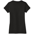 Jet Black back - District Women's Perfect Weight V-Neck Tee