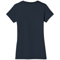 New Navy back - District Women's Perfect Weight V-Neck Tee