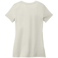 Oatmeal Heather back - District Women's Perfect Weight V-Neck Tee