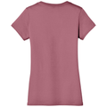 Orchid Haze back - District Women's Perfect Weight V-Neck Tee