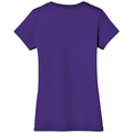 Purple back - District Women's Perfect Weight V-Neck Tee