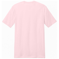 Carnation Pink back - District Perfect Weight Tee