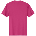 Dark Fuchsia back - District Perfect Weight Tee