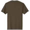 Dark Mocha back - District Perfect Weight Tee