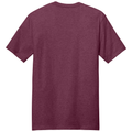 Heathered Loganberry back - District Perfect Weight Tee