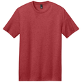 Heathered Red front - District Perfect Weight Tee