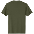 Military Green back - District Perfect Weight Tee