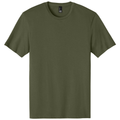 Military Green front - District Perfect Weight Tee