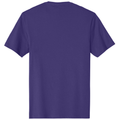 Purple back - District Perfect Weight Tee