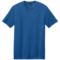 Royal Blue Heather front - District Perfect Weight Tee