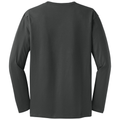 Charcoal back - District Perfect Weight Long Sleeve Tee