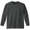 Charcoal front - District Perfect Weight Long Sleeve Tee