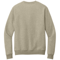 Heathered Latte back - District Perfect Weight Fleece Crew