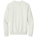 White Onyx back - District Perfect Weight Fleece Crew