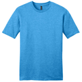 Heathered Bright Turquoise front - District Very Important Tee