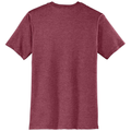 Heathered Cardinal back - District Very Important Tee