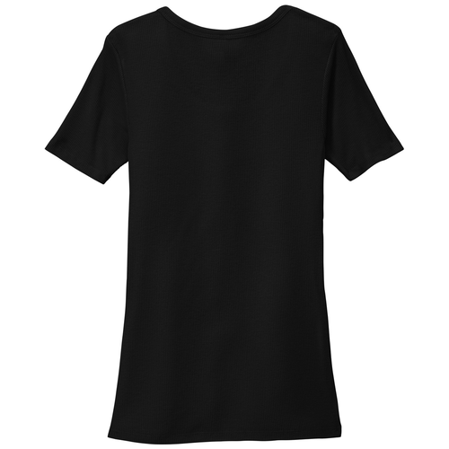 Black back - District Women's V.I.T.Rib Scoop Neck Tee