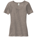 Grey Frost front - District Women's V.I.T.Rib Scoop Neck Tee
