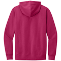 Dark Fuchsia back - District V.I.T.Fleece Hoodie