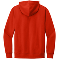 Fiery Red back - District V.I.T.Fleece Hoodie
