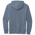 Flint Blue Heather back - District V.I.T.Fleece Hoodie