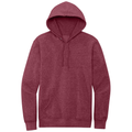 Heathered Cardinal front - District V.I.T.Fleece Hoodie