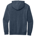 Heathered Navy back - District V.I.T.Fleece Hoodie