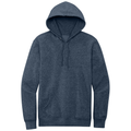 Heathered Navy front - District V.I.T.Fleece Hoodie