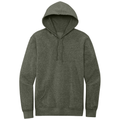 Heathered Olive front - District V.I.T.Fleece Hoodie