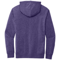 Heathered Purple back - District V.I.T.Fleece Hoodie