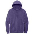 Heathered Purple front - District V.I.T.Fleece Hoodie