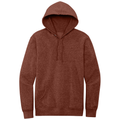 Heathered Russet front - District V.I.T.Fleece Hoodie