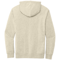 Oatmeal Heather back - District V.I.T.Fleece Hoodie