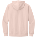 Rosewater Pink back - District V.I.T.Fleece Hoodie