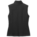 Black back - Eddie Bauer Women's Fleece Vest