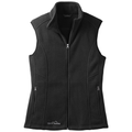 Black front - Eddie Bauer Women's Fleece Vest