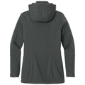 Grey Steel back - Eddie Bauer Women's Hooded Soft Shell Parka