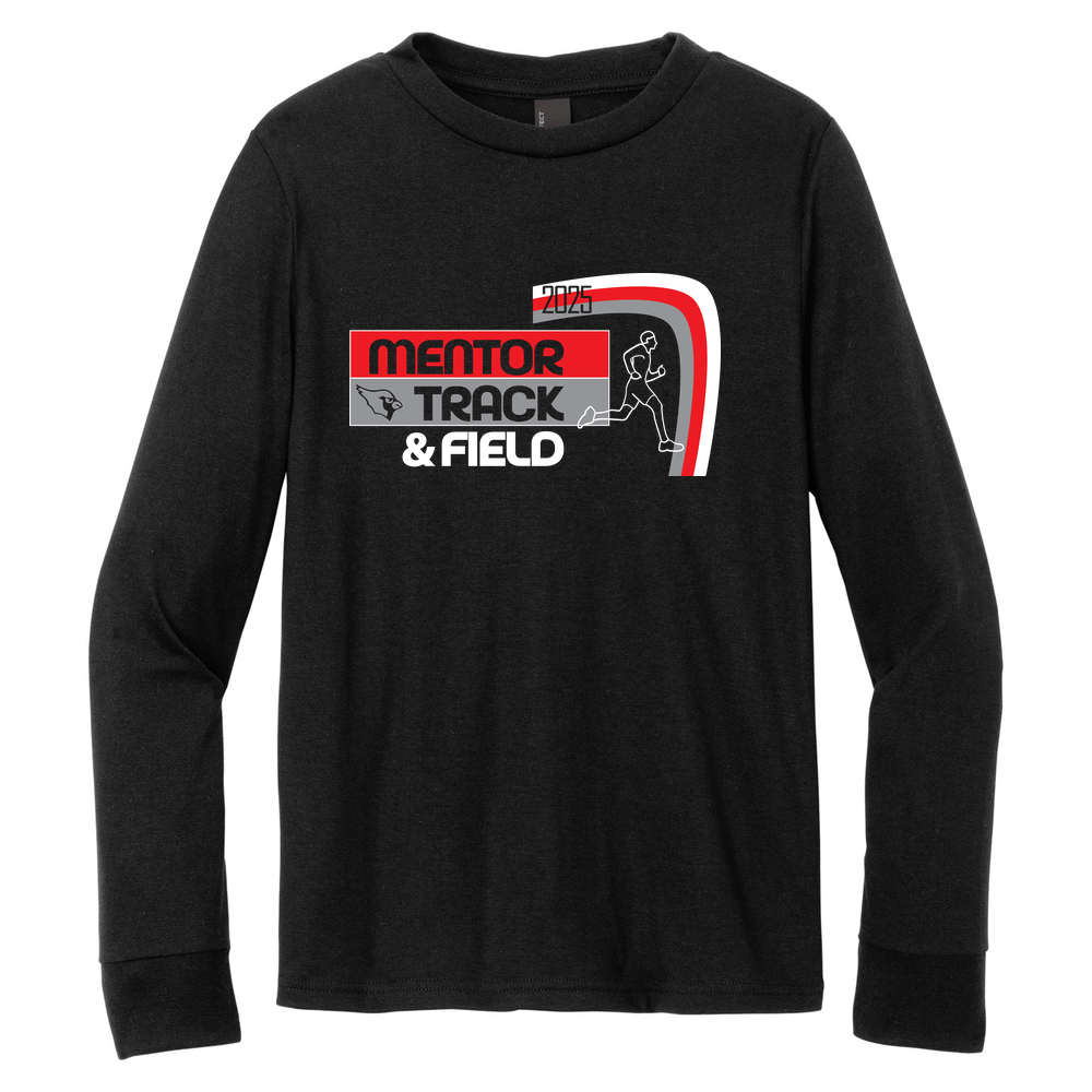 Mentor Memorial Track Youth Long Sleeve T-Shirt