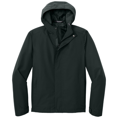 Deep Black front - Port Authority C-FREE Rain Jacket