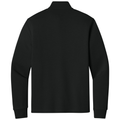 Deep Black back - Port Authority Wearever Signature Double Pique 1/4-Zip